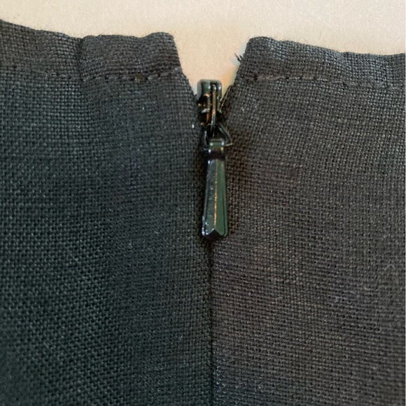 Talbots Black Irish Linen Shift Dress with Pockets Lined (Size 16P) - Picture 9 of 15